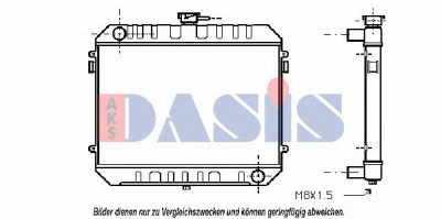 AKS DASIS 150920n -  Радиатор, охлаждение двигателя